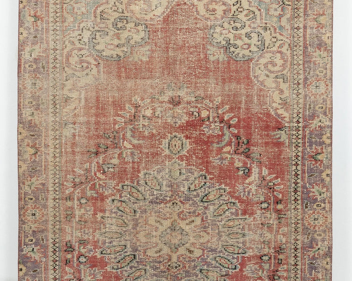 Multicolor Turkish Oushak Rug 5' 5" x 8' 11" Hand-Knotted | No. VR87661
