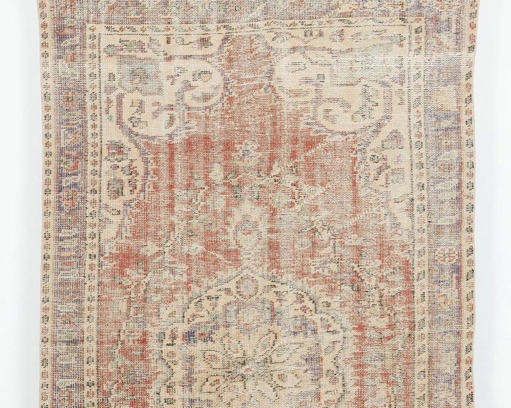 Multicolor Turkish Oushak Rug 4' 6" x 7' 8" Hand-Knotted | No. VR87774