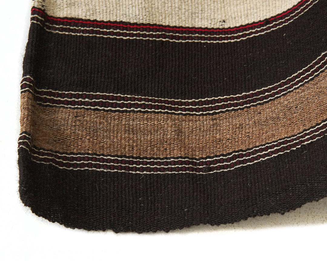 Brown Turkish Kilim Rug 5' 5" x 7' 5" Flat-Weave | No. VR87877