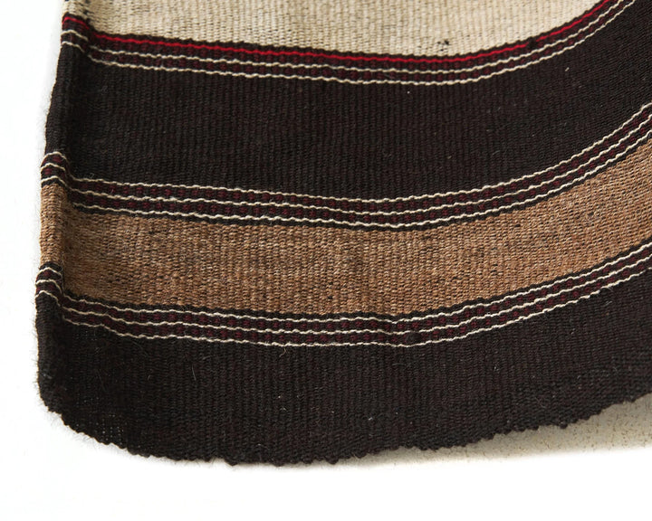 Brown Turkish Kilim Rug 5' 5" x 7' 5" Flat-Weave | No. VR87877