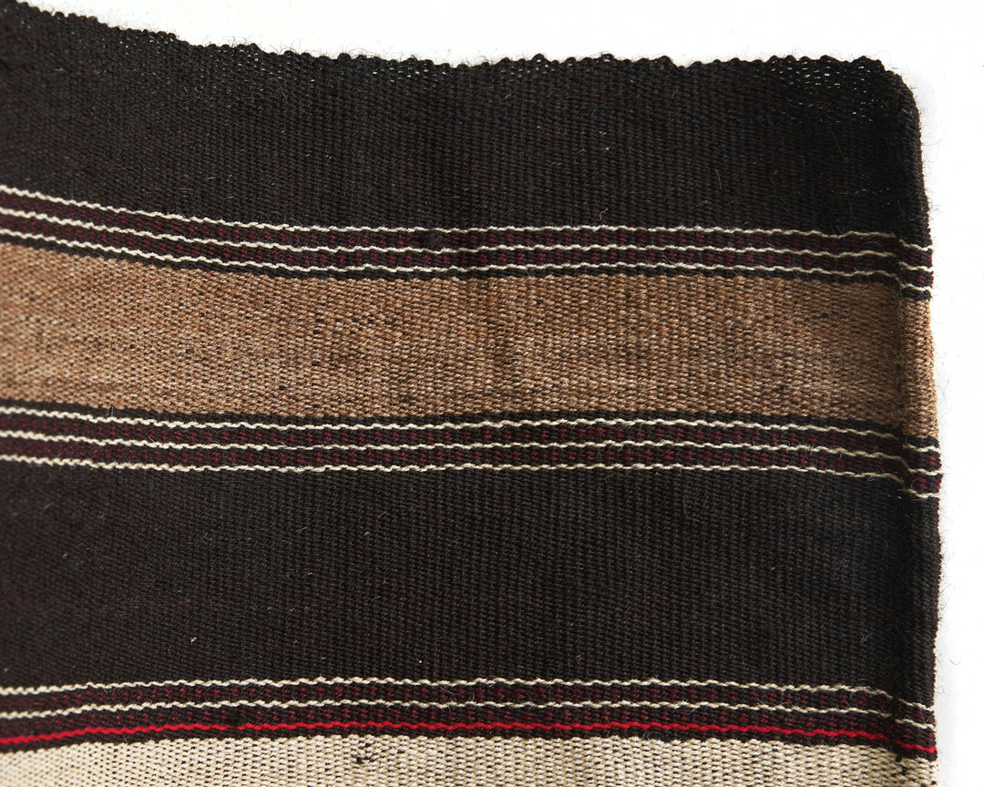 Brown Turkish Kilim Rug 5' 5" x 7' 5" Flat-Weave | No. VR87877