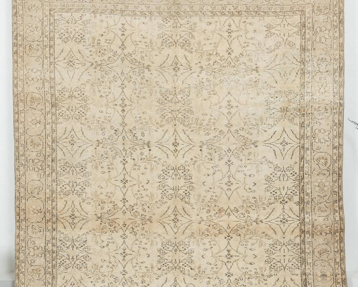 Multicolor Turkish Oushak Rug 6' 11" x 10' 4" Hand-Knotted | No. VR87904