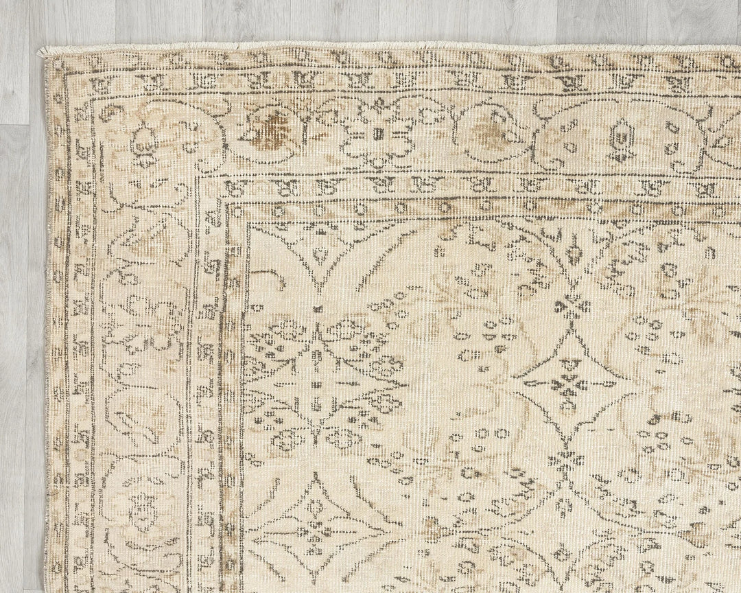 Multicolor Turkish Oushak Rug 6' 11" x 10' 4" Hand-Knotted | No. VR87904