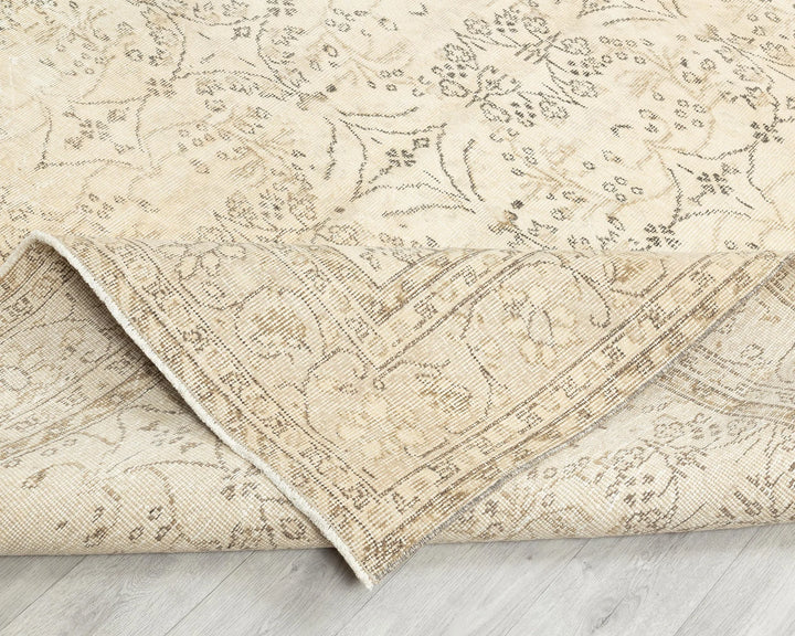 Multicolor Turkish Oushak Rug 6' 11" x 10' 4" Hand-Knotted | No. VR87904