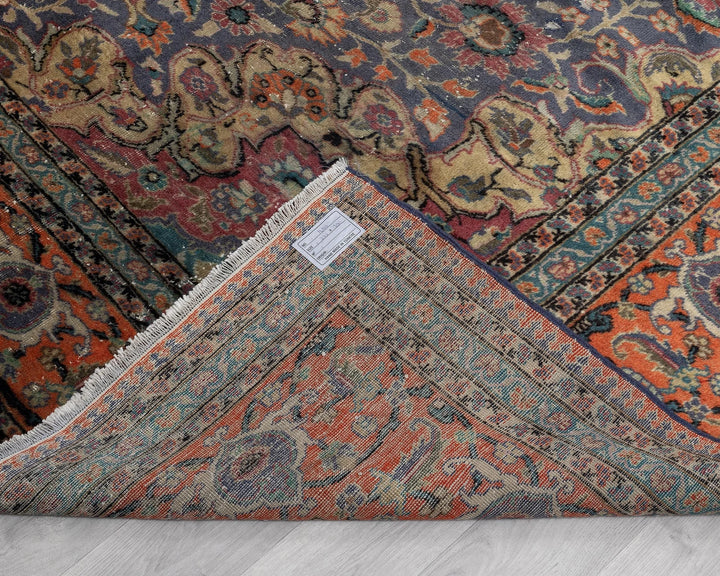 Multicolor Turkish Oushak Rug 8' 4" x 12' 10" Hand-Knotted | No. VR88054