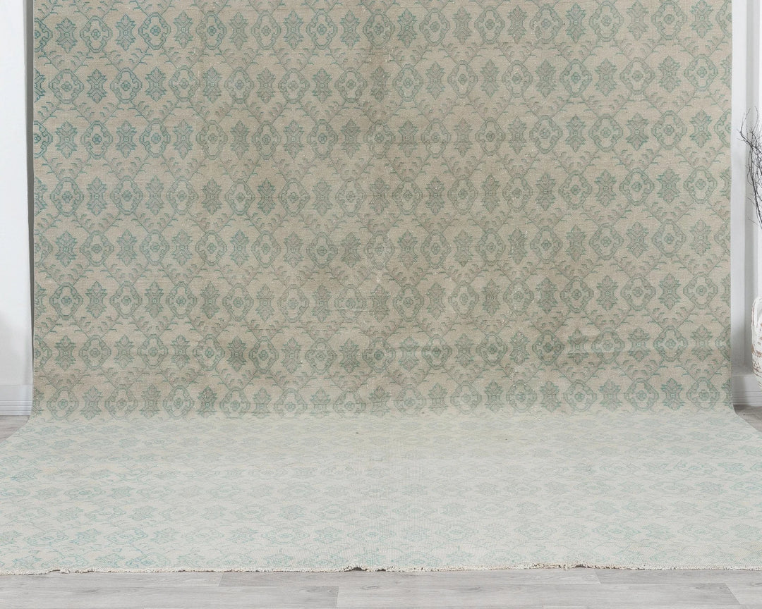 Multicolor Turkish Oushak Rug 9' 7" x 11' 7" Hand-Knotted | No. VR88134