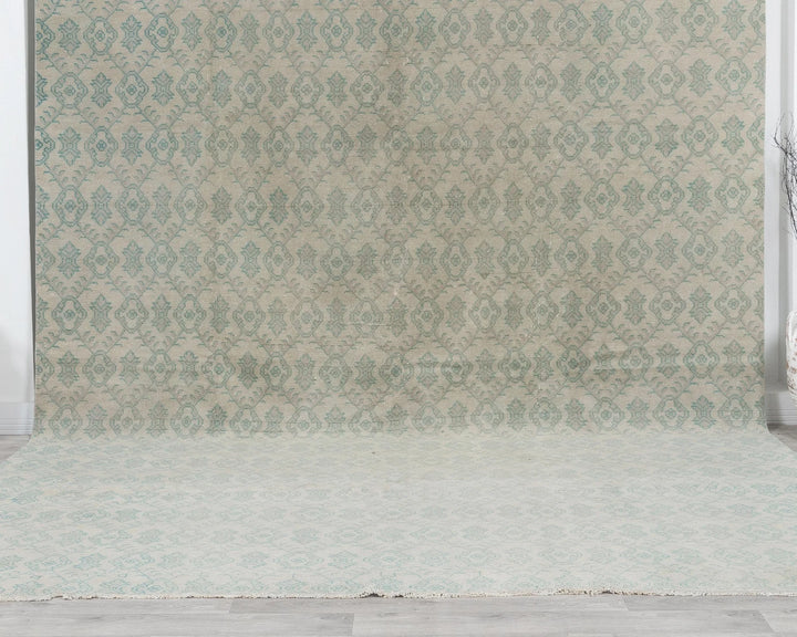 Multicolor Turkish Oushak Rug 9' 7" x 11' 7" Hand-Knotted | No. VR88134