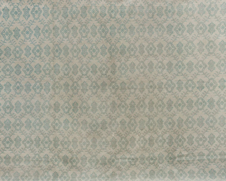Multicolor Turkish Oushak Rug 9' 7" x 11' 7" Hand-Knotted | No. VR88134