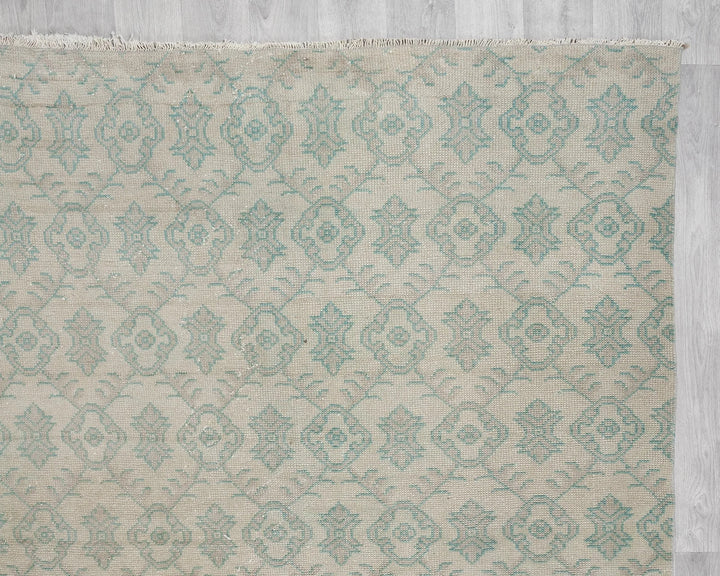 Multicolor Turkish Oushak Rug 9' 7" x 11' 7" Hand-Knotted | No. VR88134