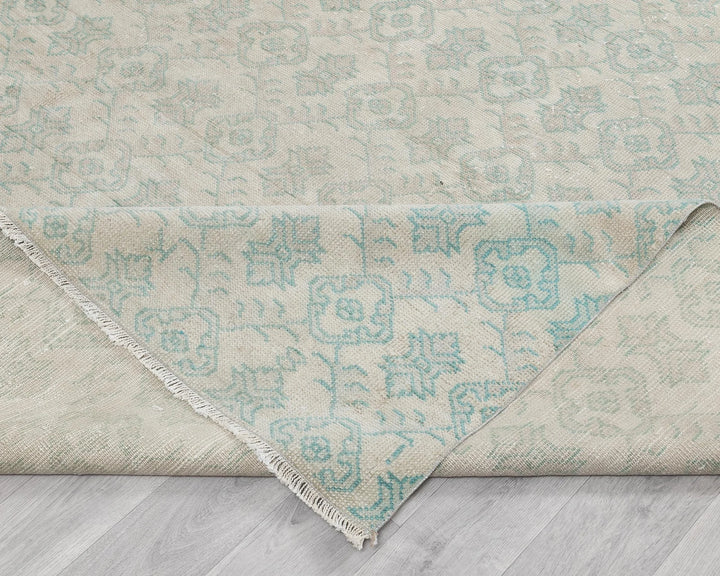 Multicolor Turkish Oushak Rug 9' 7" x 11' 7" Hand-Knotted | No. VR88134