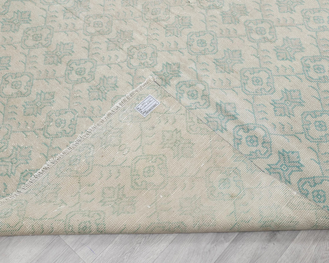 Multicolor Turkish Oushak Rug 9' 7" x 11' 7" Hand-Knotted | No. VR88134