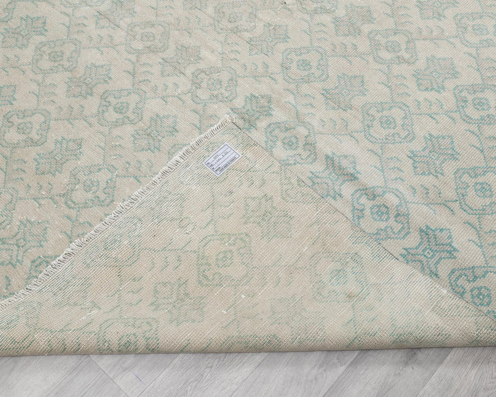Multicolor Turkish Oushak Rug 9' 7" x 11' 7" Hand-Knotted | No. VR88134