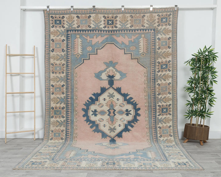 Multicolor Turkish Oushak Rug 9' x 10' 4" Hand-Knotted | No. VR88249
