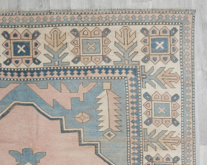 Multicolor Turkish Oushak Rug 9' x 10' 4" Hand-Knotted | No. VR88249