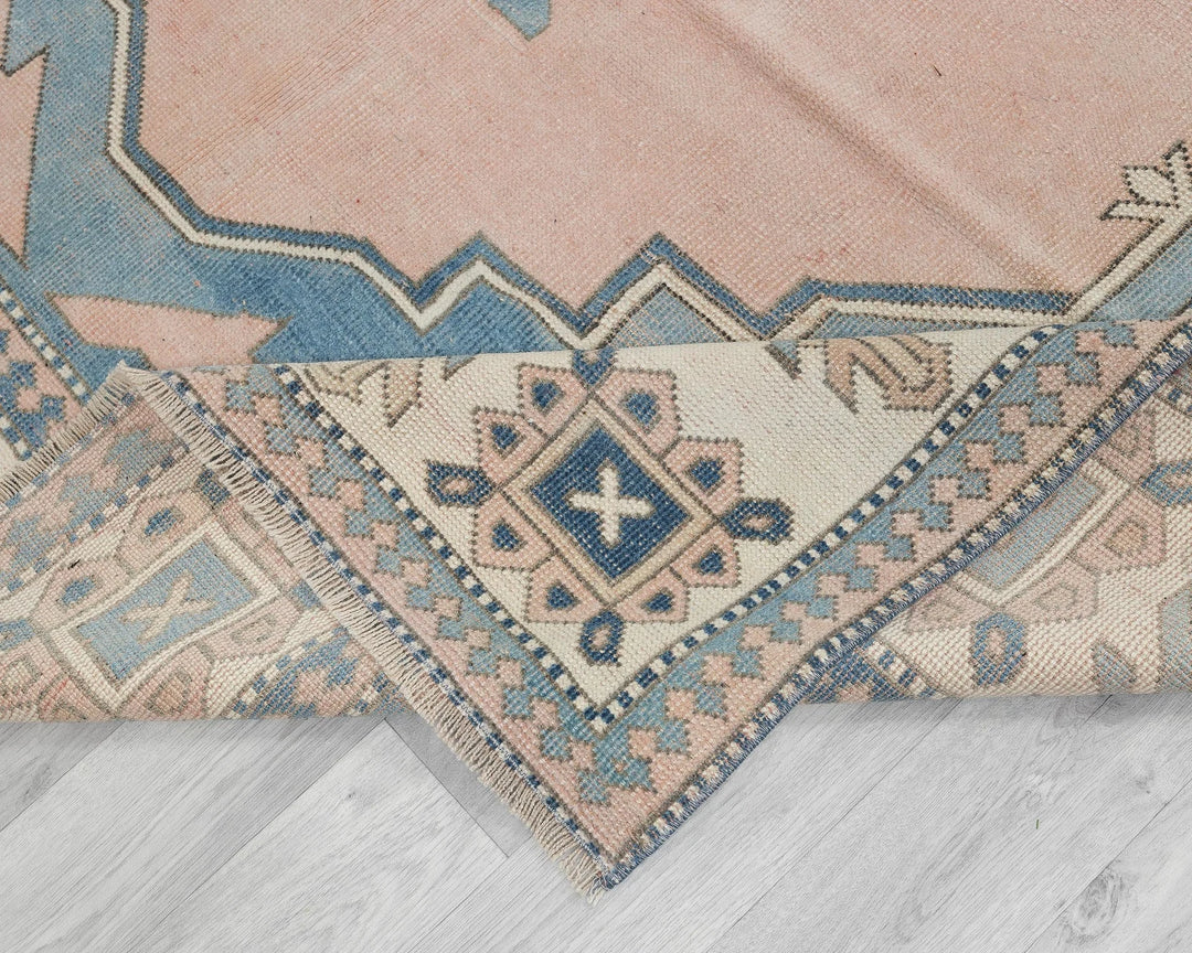 Multicolor Turkish Oushak Rug 9' x 10' 4" Hand-Knotted | No. VR88249
