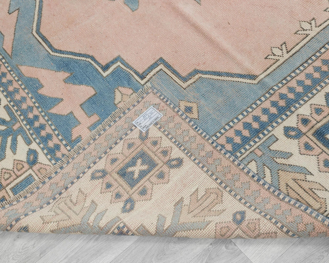 Multicolor Turkish Oushak Rug 9' x 10' 4" Hand-Knotted | No. VR88249