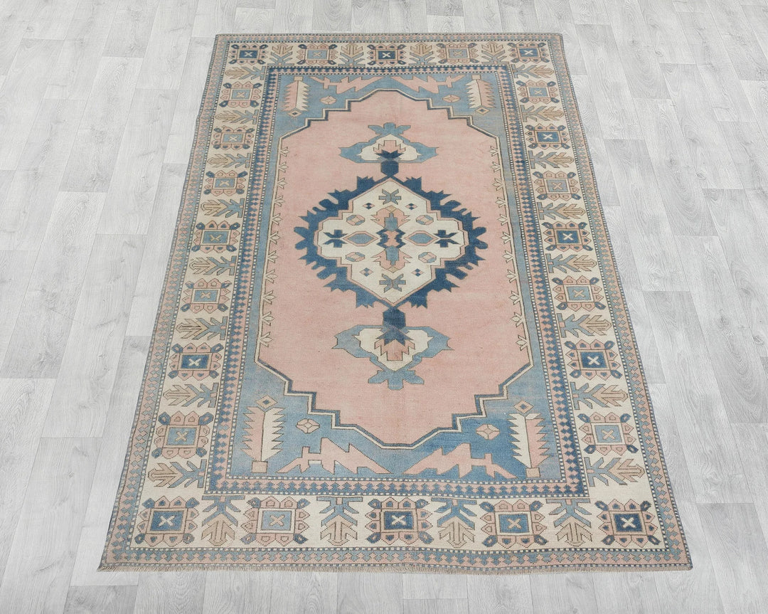 Multicolor Turkish Oushak Rug 9' x 10' 4" Hand-Knotted | No. VR88249