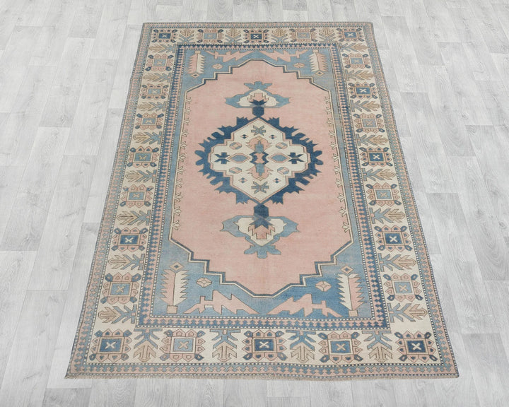 Multicolor Turkish Oushak Rug 9' x 10' 4" Hand-Knotted | No. VR88249