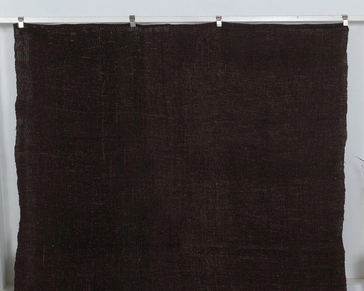 Brown Turkish Kilim Rug 7' 10" x 10' 10" Flat-Weave view
