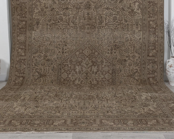 Multicolor Turkish Oushak Rug 9' 5" x 12' 6" Hand-Knotted | No. VR88478