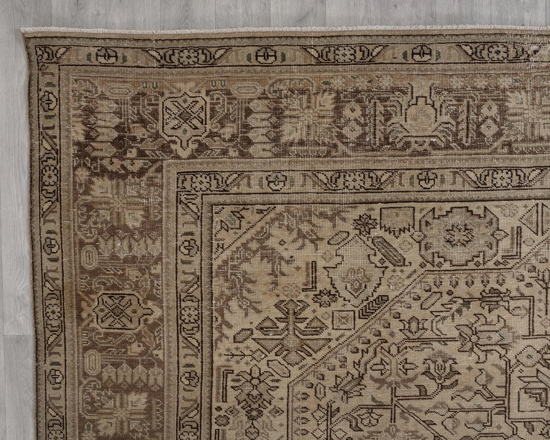 Multicolor Turkish Oushak Rug 9' 5" x 12' 6" Hand-Knotted | No. VR88478
