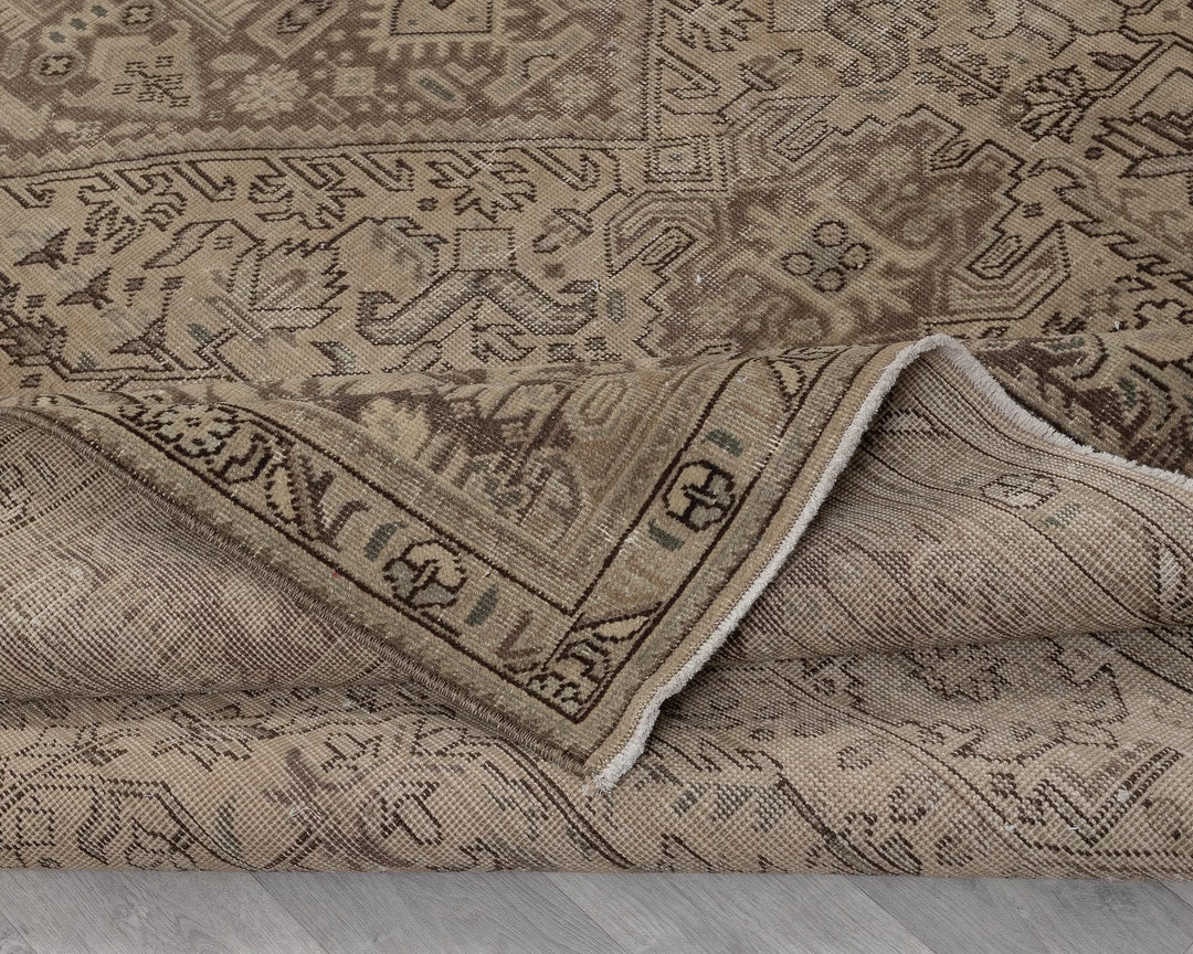 Multicolor Turkish Oushak Rug 9' 5" x 12' 6" Hand-Knotted | No. VR88478
