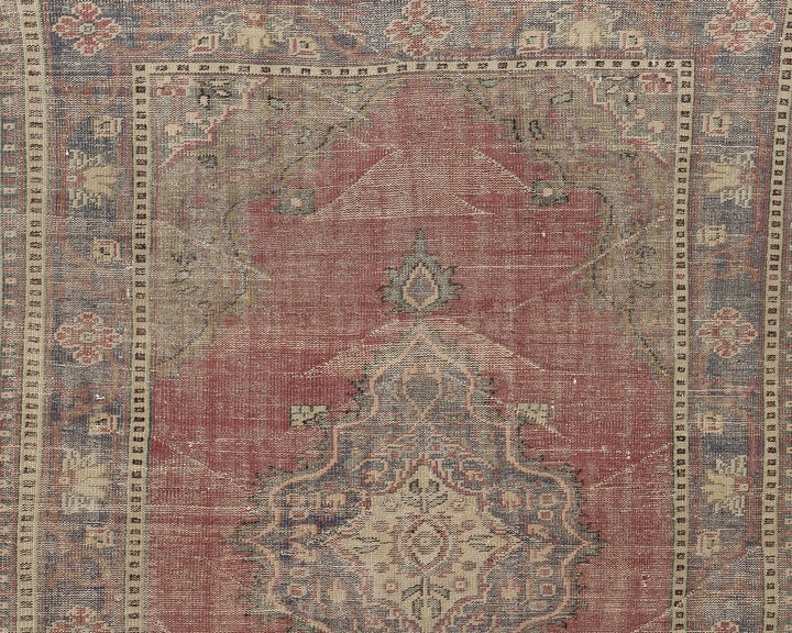 Multicolor Turkish Oushak Rug 5'11" x 9'2" Hand-Knotted view