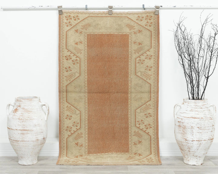Multicolor Turkish Oushak Rug 2'10" x 4'8" Hand-Knotted | No. VR88807