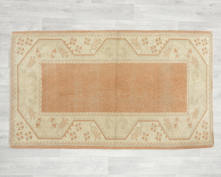 Multicolor Turkish Oushak Rug 2'10" x 4'8" Hand-Knotted | No. VR88807