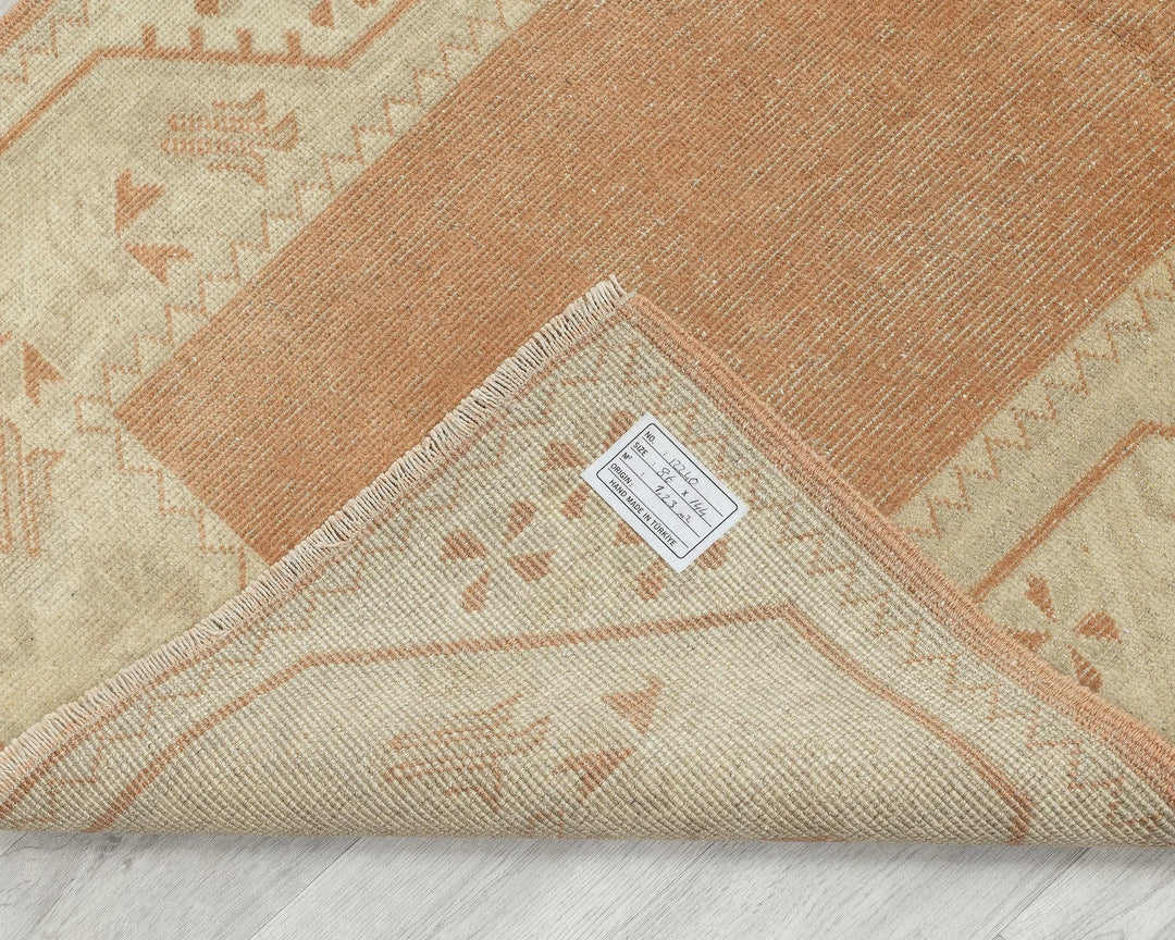 Multicolor Turkish Oushak Rug 2'10" x 4'8" Hand-Knotted | No. VR88807