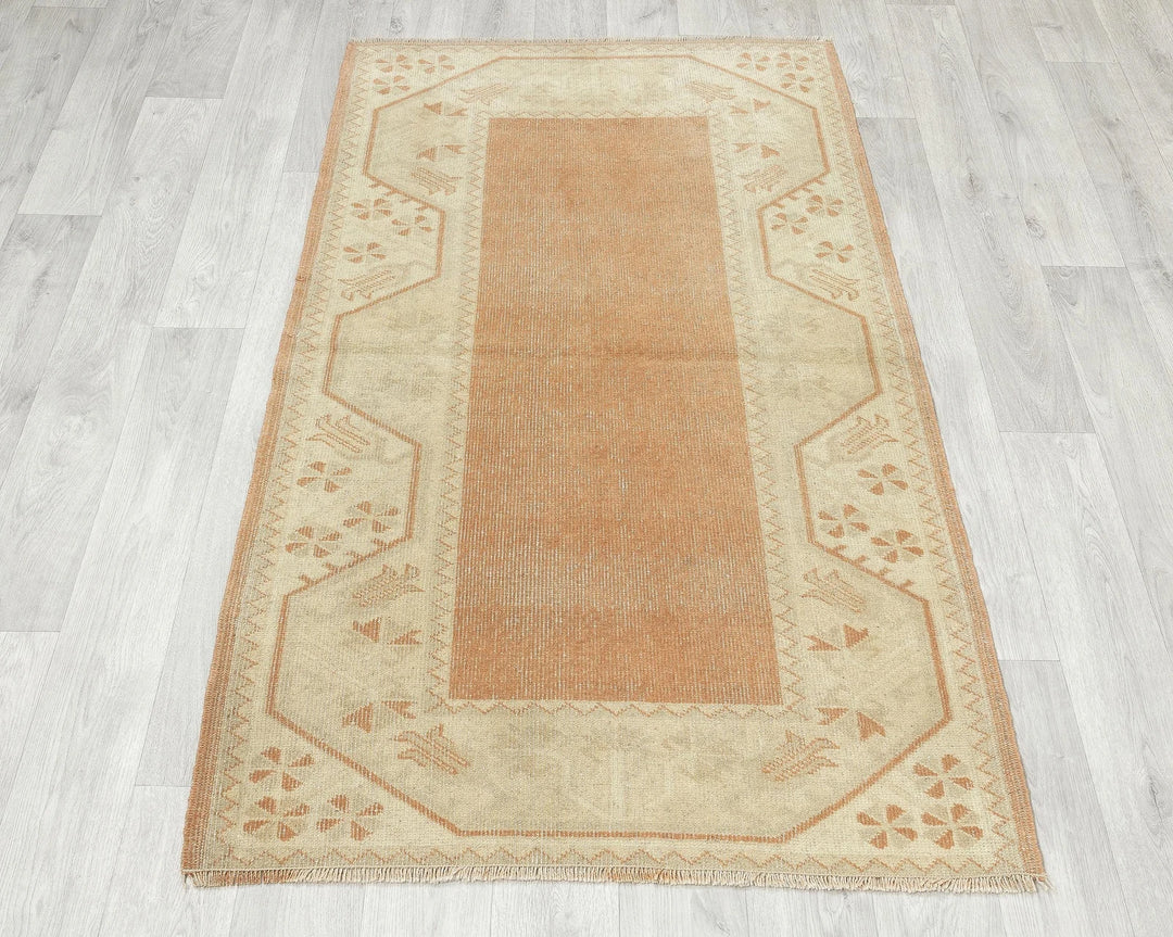 Multicolor Turkish Oushak Rug 2'10" x 4'8" Hand-Knotted | No. VR88807