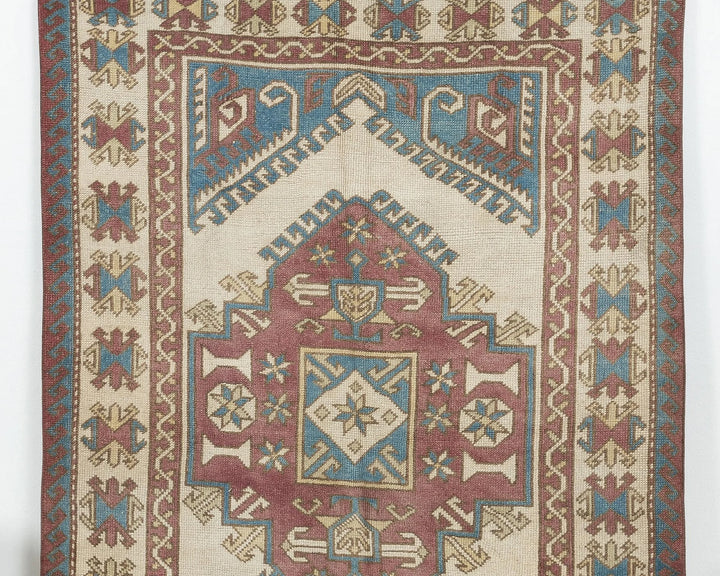 Multicolor Turkish Oushak Rug 4' 4" x 6' 11" Hand-Knotted | No. VR88840