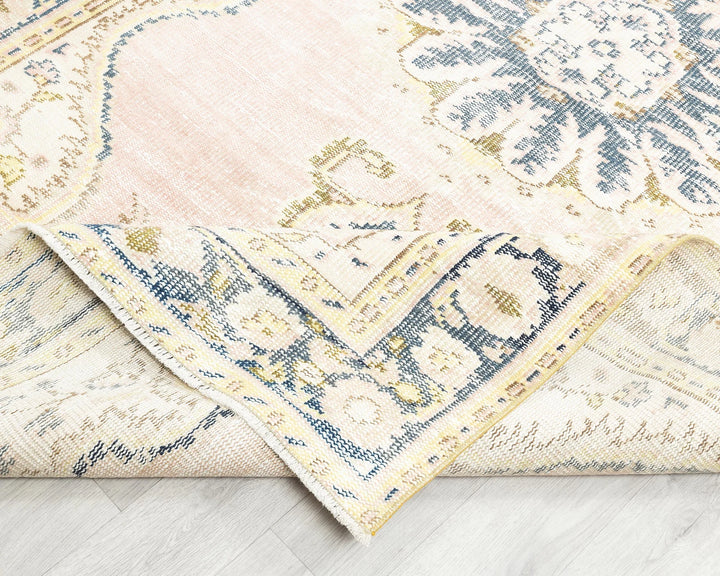 Pink Oushak Rug 5' 1" x 8' 11" | No. VR88896