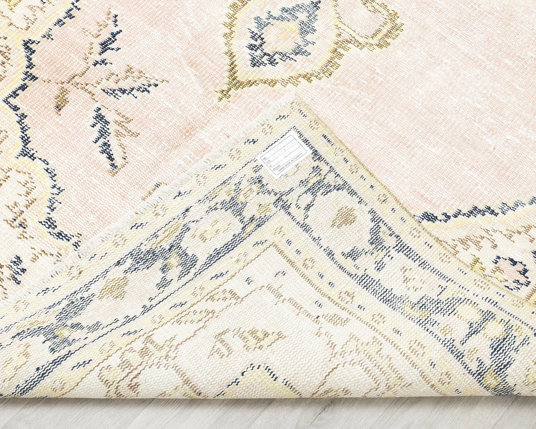 Pink Oushak Rug 5' 1" x 8' 11" | No. VR88896