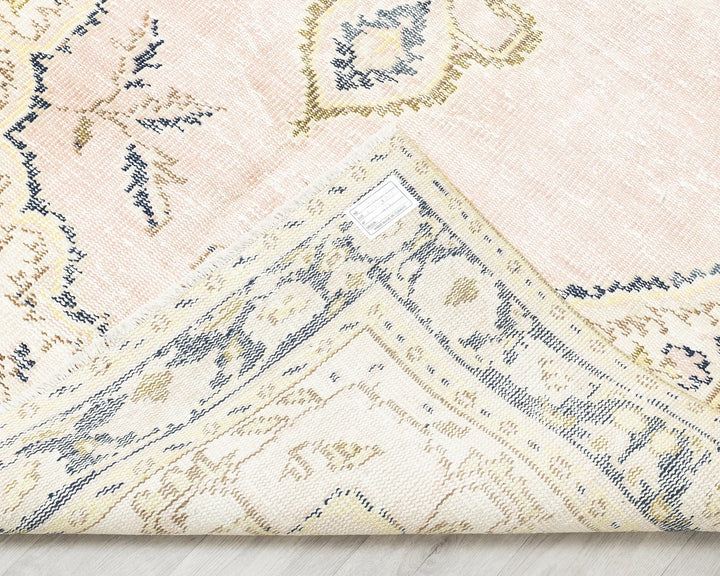 Pink Oushak Rug 5' 1" x 8' 11" | No. VR88896