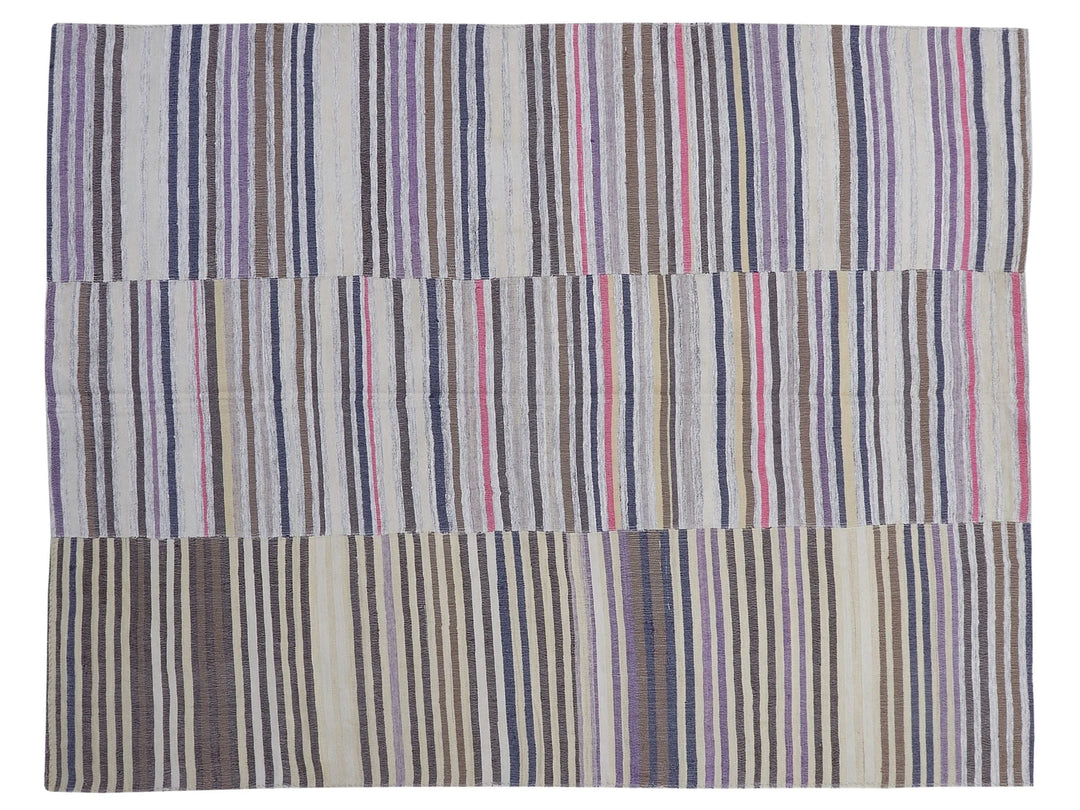 Multicolor Turkish Kilim Rug 6' x 8' Flat-Weave | No. VR89295