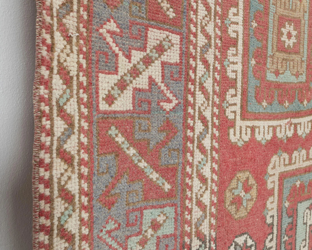 Multicolor Turkish Oushak Rug 5'5" x 6'7" Hand-Knotted | No. VR89367