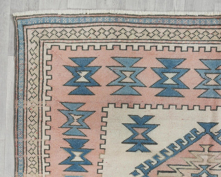 Multicolor Turkish Oushak Rug 8' x 5' 5" Hand-Knotted | No. VR89379