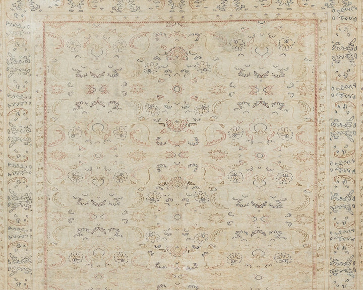 Multicolor Turkish Oushak Rug 6'5" x 9'6" Hand-Knotted | No. VR89449