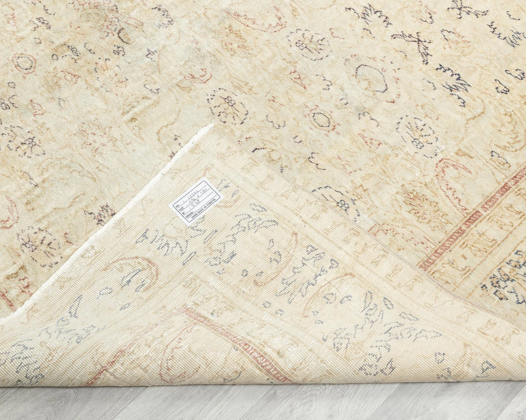 Multicolor Turkish Oushak Rug 6'5" x 9'6" Hand-Knotted | No. VR89449