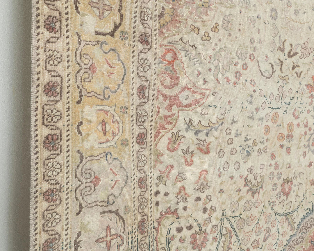 Multicolor Turkish Oushak Rug 6'7" x 9'6" Hand-Knotted | No. VR89567