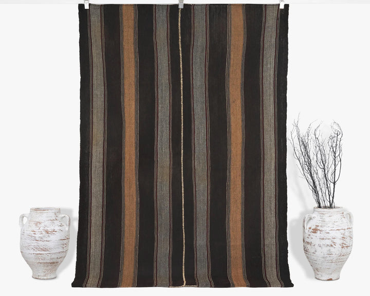 Brown Kilim Rug 5' x 7' 4" | No. VR89969
