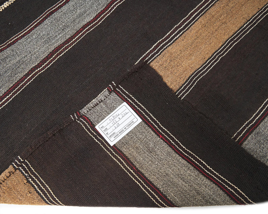 Brown Kilim Rug 5' x 7' 4" | No. VR89969