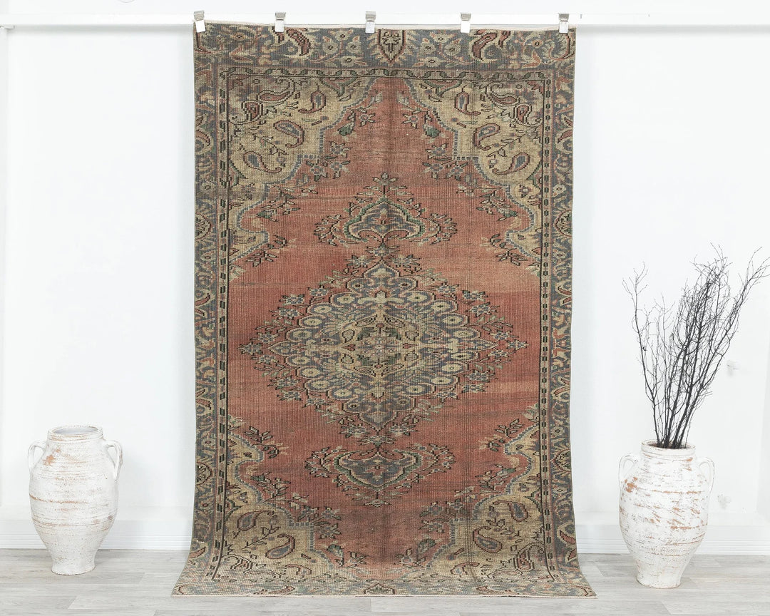 Oushak Rug 4' 10" x 7' 8" | No. VR90063