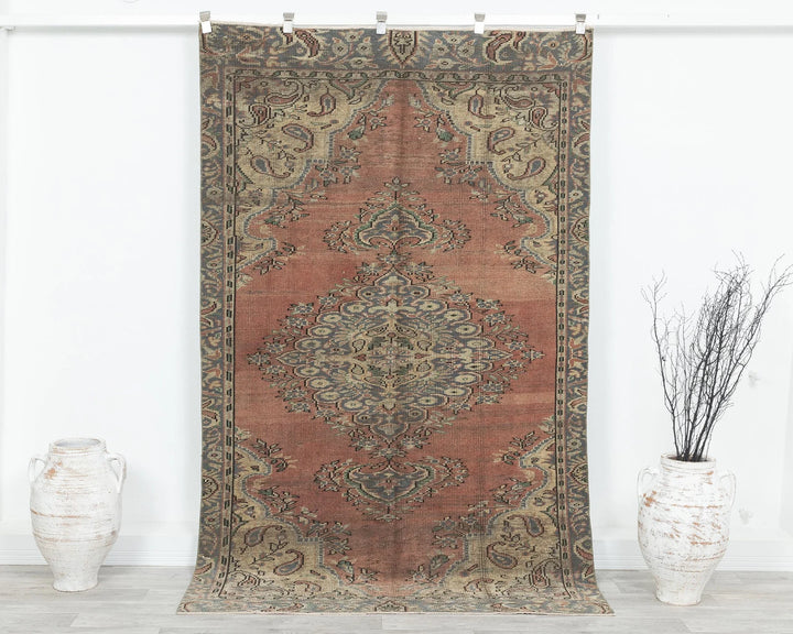 Oushak Rug 4' 10" x 7' 8" | No. VR90063