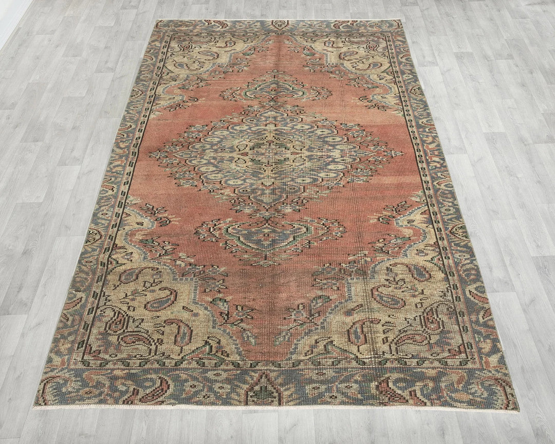 Oushak Rug 4' 10" x 7' 8" | No. VR90063