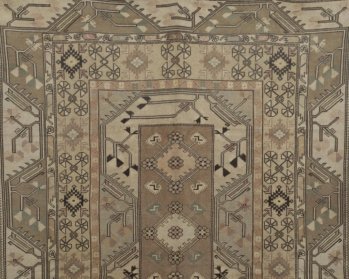 Terracotta Turkish Oushak Rug 6'3" x 9'6" Hand-Knotted view