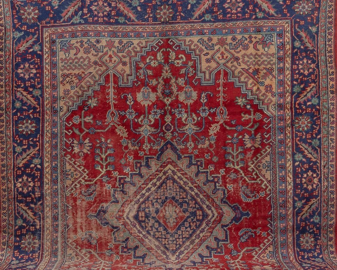 Red Oushak Rug 8' 7" x 11' 2" | No. VR90289