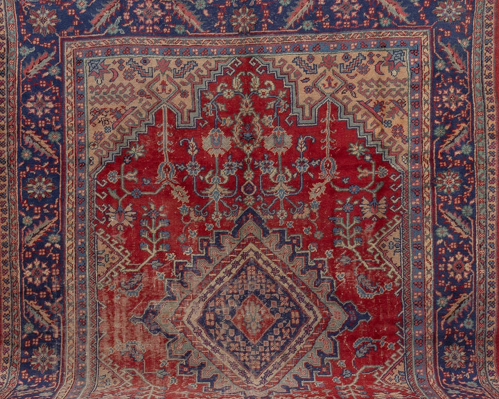 Red Oushak Rug 8' 7" x 11' 2" | No. VR90289