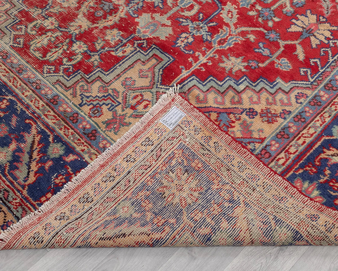 Red Oushak Rug 8' 7" x 11' 2" | No. VR90289